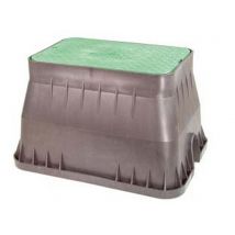 1pz pozzetto pvc rettangolare con coperchio - mm.670x490x330h - 20" cod:ferx.fer282970