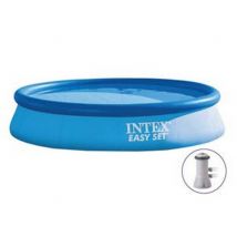 1pz piscina "easy set" rotonda autoportante pompa filtro cm.366x76h. capacit cod:ferx.fer136334