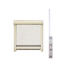 1pz zanzariera kit a molla frizionata colore bianco cm.140x170h. cod:ferx.fer53365