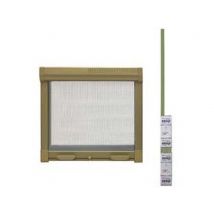 1pz zanzariera kit a molla frizionata colore bronzo cm.140x170h. cod:ferx.fer56144