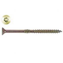 50pz viti truciolare testa svasata torx acciaio zincato giallo mm8x360 filetto cod:ferx.fer299596