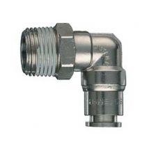 5pz raccordo "l" girevole innesto automatico e filettato maschio conico - attac cod:ferx.fer221771