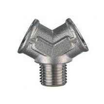 10pz deviazione femmina "y" con centrale maschio - attacco inferiore 3/8"m art.3 cod:ferx.fer221955