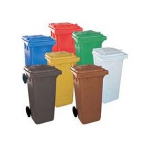 1pz bidone quadro nettezza urbana con ruote lt.120 - cm.48x57x95h. - grigio cod:ferx.fer305587