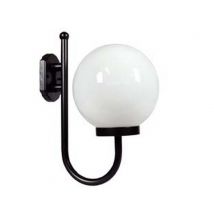 1pz lanterna con supporto a "u" modello sfera - 100w ip44 mm.330x400h. colore n cod:ferx.fer234498