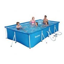 1pz piscina steel pro rettangolare telaio portante cm400x211x81h. kg34,0 lt5.70 cod:ferx.fer245586