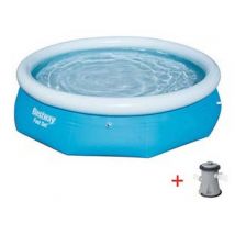 1pz piscina fast set autoportante tonda cm366x76h. kg14,0 lt5.377 filtro cartuc cod:ferx.fer245630