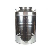 1pz fusto inox per olio graffato lt.100 cod:ferx.fer269711