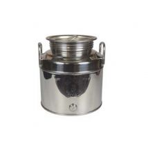 1pz fusto inox per olio graffato lt.15 cod:ferx.fer312646