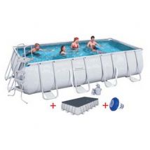 1pz piscina power steel rettangolare telaio portante cm488x244x122h. kg100,1 cod:ferx.fer314442
