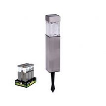 6pz lampada solare led square in espositore - mm.58x58x396,5h. - 5 lumen cod:ferx.fer314510