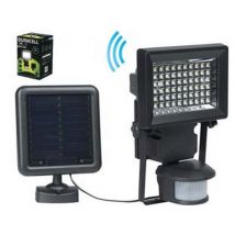 1pz proiettore solare led con sensore - mm.124x45x170h. - 400 lumen cod:ferx.fer314800