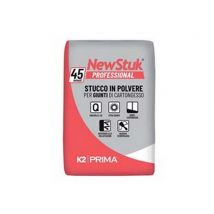 4pz k2 newstuk professional stucco per cartongesso in polvere in sacco - kg.5 cod:ferx.fer315517