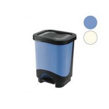 4pz pattumiera "idea" apertura pedale telaio colore nero cm31,6x27x6x41h. lt18 cod:ferx.fer330916