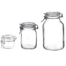 6pz vaso vetro fido ermetico - ø mm.160 ml.4000 cod:ferx.fer334884