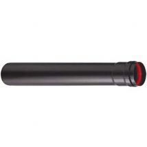 1pz tubo per stufe a pellet nero opaco "ala pellet aeternum" - ø mm.100x1000h. cod:ferx.fer362375