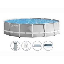 1pz piscina "prism frame" rotonda telaio portante pompa cm.427x107h cod:ferx.fer367233