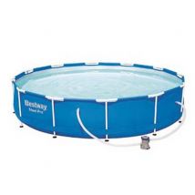 1pz piscina steel pro tonda telaio portante cm366x76h. kg22,7 lt6.473 filtro cod:ferx.fer379854