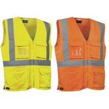 gilet seki ad alta visibilita&#39; - tg.m - giallo fluo/navy cod:ferx.fer398077