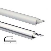 5pz profilo rondalu mt.2,5 alluminio - mm.8 h.x24 l. alluminio argento cod:ferx.fer432719