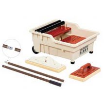 1pz vaschetta lavaggio "rambo" lt40 kit griglia 2 rulli 2 frattoni cm60x50x30h cod:ferx.fer449281