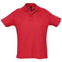 Lot de 10 - Sol-s - Polo Piqué Summer Enfant Rouge - Taille 10 ans - Oeko-Tex - Personnalisable