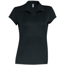 Lot de 10 - Sol-s - Polo Piqué Summer Femme Noir - Taille XL - Oeko-Tex - Rugby