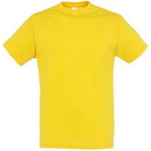 Lot de 10 - Sol-s - T-shirt Jaune Classic Adulte - Taille XS - Oeko-Tex - Personnalisable - Multisport
