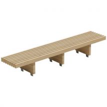 Mobextan - Banquette haute Modulam 3 pieds 293 cm Pin - Aménagement extérieur - Robuste et Durable