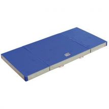 GES - Matelas de Gymnastique Pliable 3 Sections - 400x200cm Épaisseur 20cm - Polyester Sans COV - Matériel Sportif