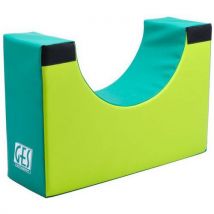 GES - Embase pour Poutre Ronde - Module de Motricité Vert - 60x40x20cm - Sans COV - M2