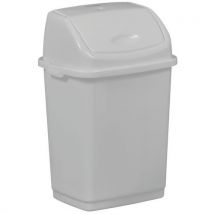 Poubelle Plastique À Couvercle Basculant Clap Rossignol Pro