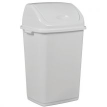 Poubelle Plastique À Couvercle Basculant Clap Rossignol Pro