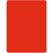 Carton D'arbitre Rouge En Pvc