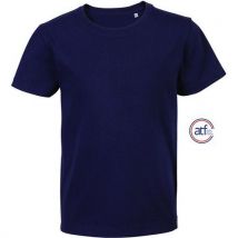 Sol-s - Tee-shirt Enfant Lou Marine - Taille 2 ans - Coton Oeko-Tex - Personnalisable