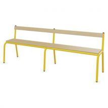 Banc Hêtre Massif Avec Dossier T4 T6 Mobidecor