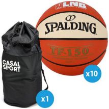 Lot 10 Ballons Basket - Spalding - Tf150 Lnb