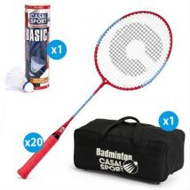 Lot De 20 Raquettes Casal Sport Progress 4 + 1 Sac + 6 Volants