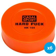 Casal Sport - Palet Vinyle Club Orange Ø 7 cm - Hockey Hard - Idéal Entraînement