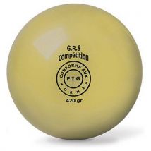 Ballon de Gymnastique Compétition Ø 190mm Jaune PVC Certifié FIG Adulte