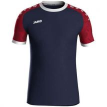 Maillot Iconic Manches Courtes Bleu/rouge Jako