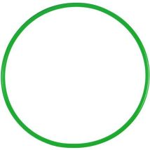 Cerceau d'entraînement multisport rond vert 65cm