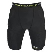 Short De Compression Noir Avec Pads - Select