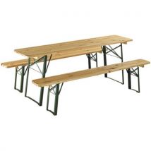 Pack Festival Table + 2 Bancs Leisure N Pleasure