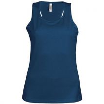 Débardeur Femme Marine Tech L - Athlétisme Volley-ball - Bleu - Recyclable