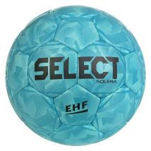 Select - Ballon de Handball Solera Bleu - Taille 0 - Cuir - Certifié EHF - Adapté Handisport