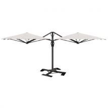 Parasol Double Dual T Carbon 3 X 6 M Sans Volant Scolaro