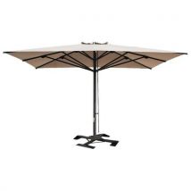 Parasol Capri Dark 6 X 6 M Sans Volant Scolaro