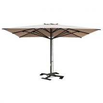 Parasol Capri Dark 4 X 4 M Sans Volant Scolaro