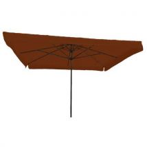 Parasol Leonardo Télescopique 3 X 4 M Avec Volant Scolaro